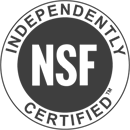 NSF Independently Certified logo