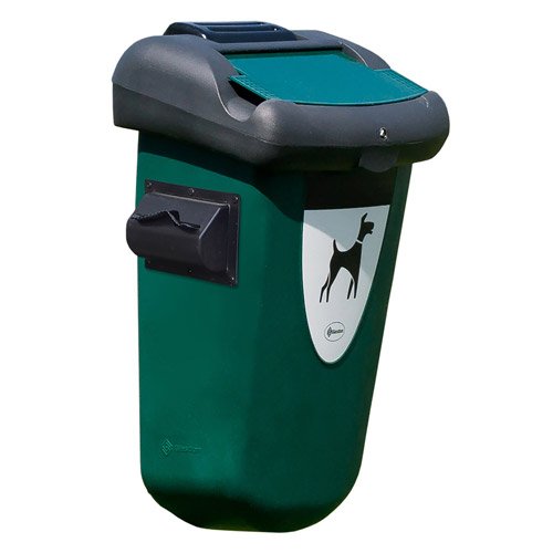 Šunų ekskrementų šiukšliadėžė RETRIEVER (35 l) su maišelių dozatoriumi
