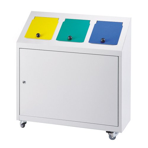 Triskyris atliekų rūšiavimo konteineris TRIPLE (3 x 32 L)